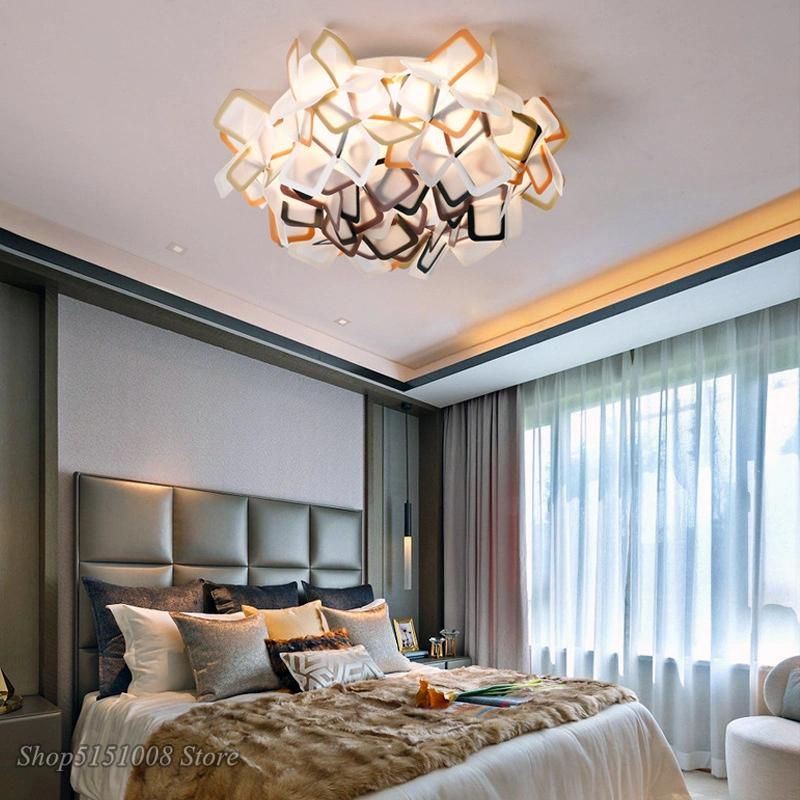 Nordic Ceiling Lights Warm Flower Balcony Living Room Bedroom Scandinavian Lights (WH-MA-162)