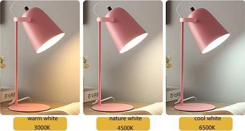 Bedside Black Table Lamp for Kids Room Reading Room Modern Style