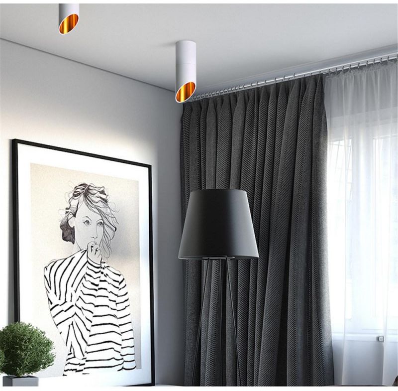 Surface Mounted Tube LED Spotlight Interior LED Lighting Modern Home Pipe Ceiling Spotlight