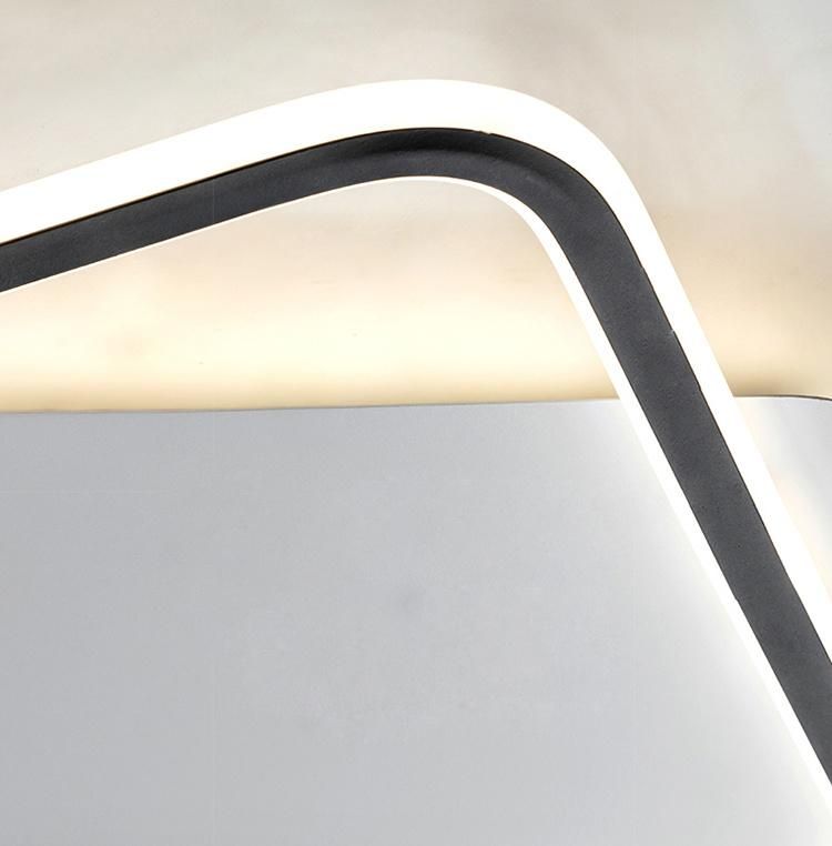 New Modern Minimalist Golden Square Surface LED Ceiling Lamp Modern Entry Light