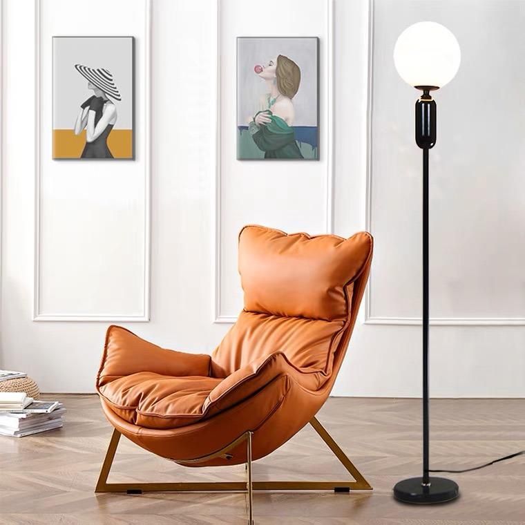 Vertical Floor Lamp Post Modern Simple Living Room Bedroom Vertical Lamp American Nordic Style Creative Simple Study Desk Lamp