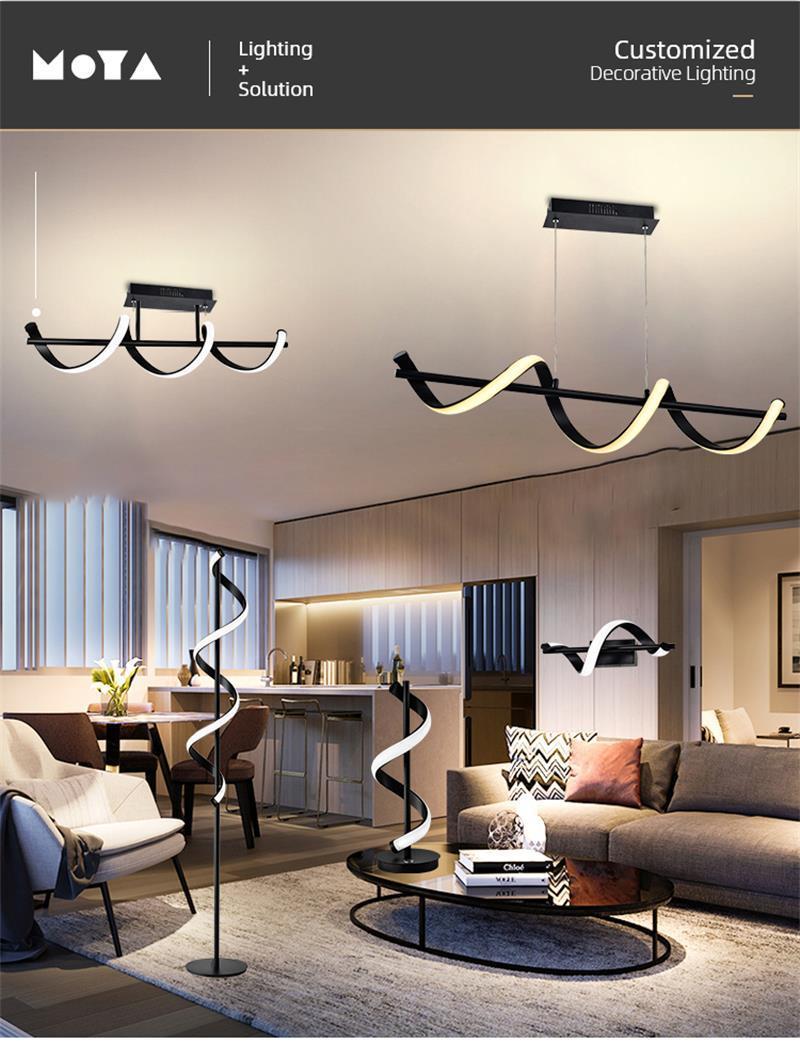 Northern Europe New Product Modern Art Style Pendant Lamp Villa Home Decoration Wrought Iron LED Chandelier
