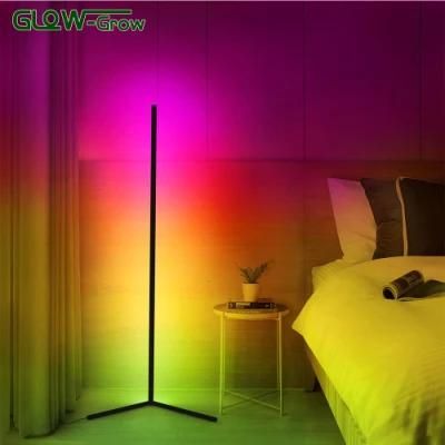 Modern Tuya APP Control RGB LED Night Light Atmosphere Floor Light for Roomaaa Decoration