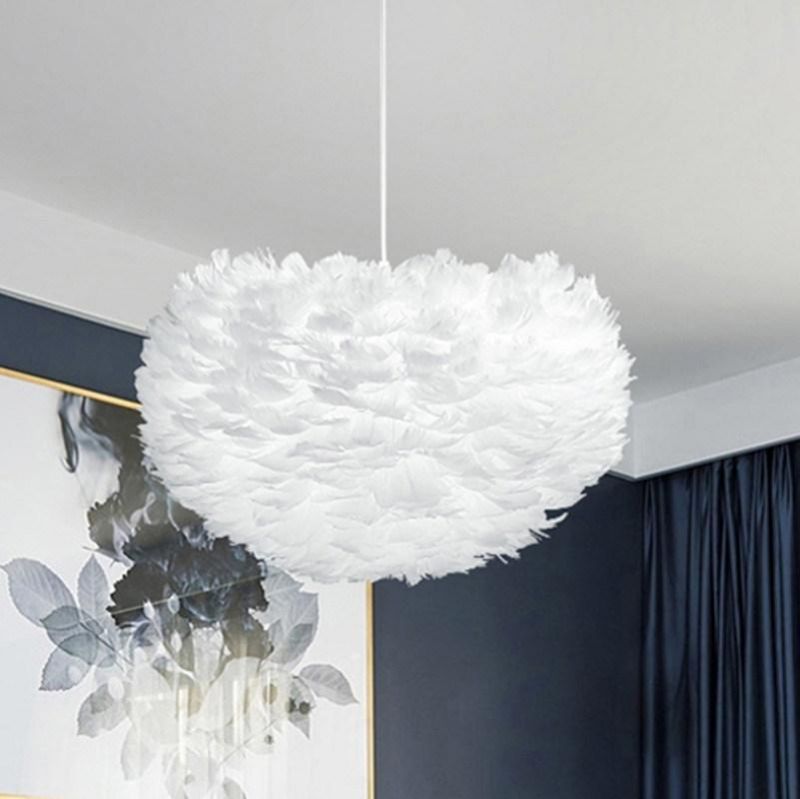 Europe Style Ball Pendant Lamp Designer Arne Contemporary Cloud Shaped Feather Pendant Light (WH-AP-308)