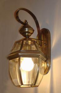 Pw-19032 Copper Wall Lamp with Glass Decorative