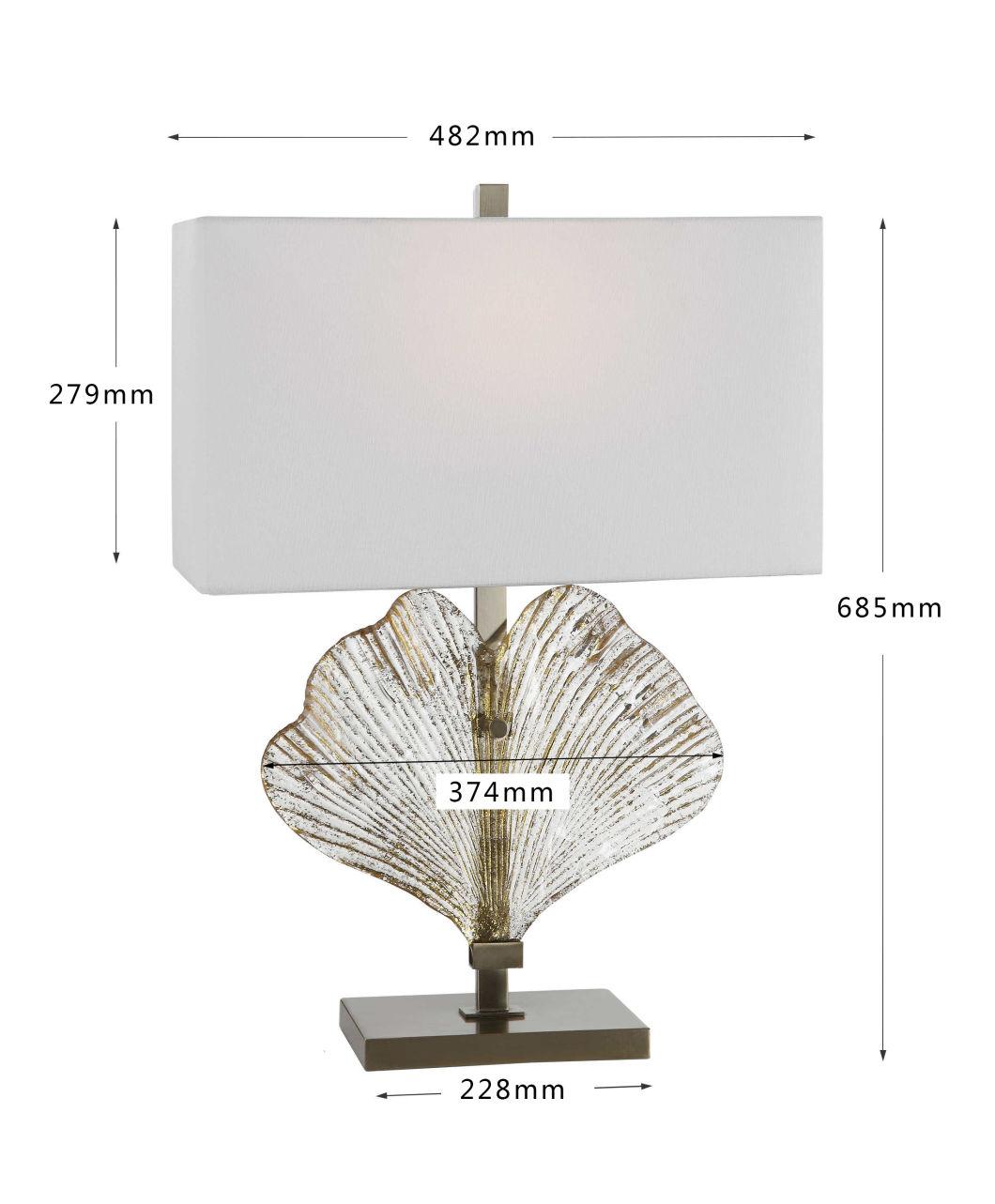 Table Lamp New American Style Imported Toughened Glass Designer Style Living Room Study Villa Creative Lamp