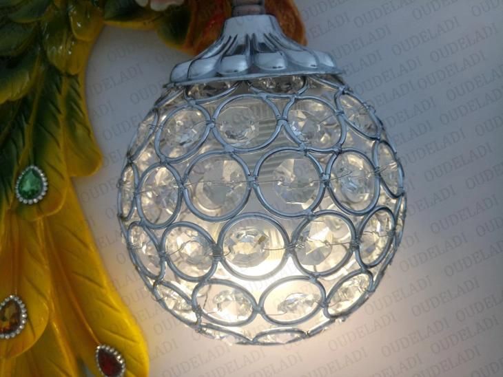 Crystal Wall Lamp Bohemia Peacock Retro Wall Light Bedside Lamp (WH-VR-61)