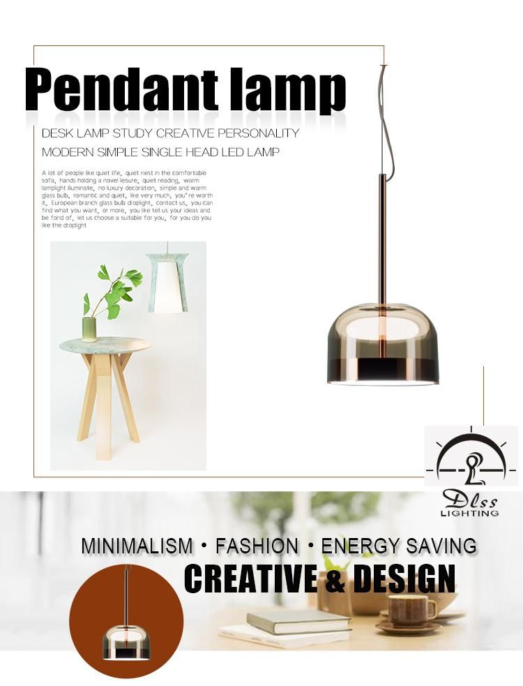 Amber Glass Metal Mushroom Table/Floor Lamp