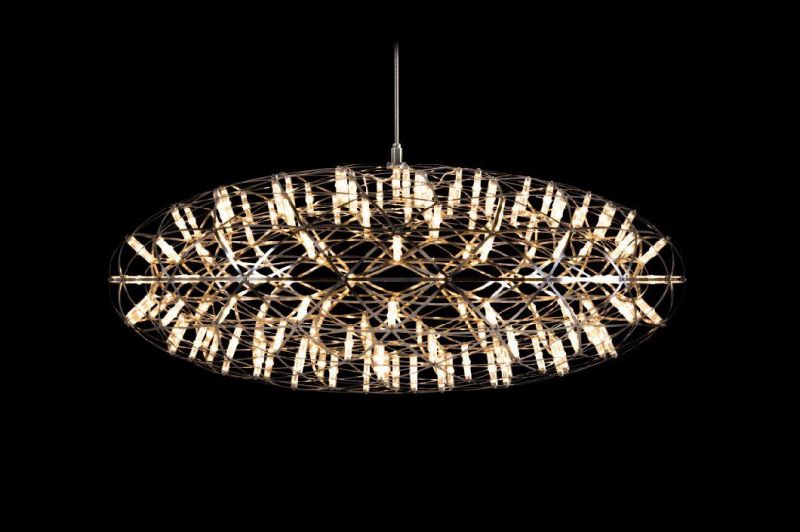 LED Fixtures Luminaires Flower Branches Heracleum Pendant Suspended Sphere Living Room Dining Hallway Lobby Bar Hotel Hanging Light Chandelier