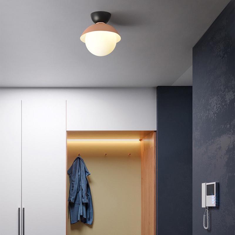 Macaron Corridor Light Balcony Light Iron Hallway Ceiling Lamp Dressingroom Light