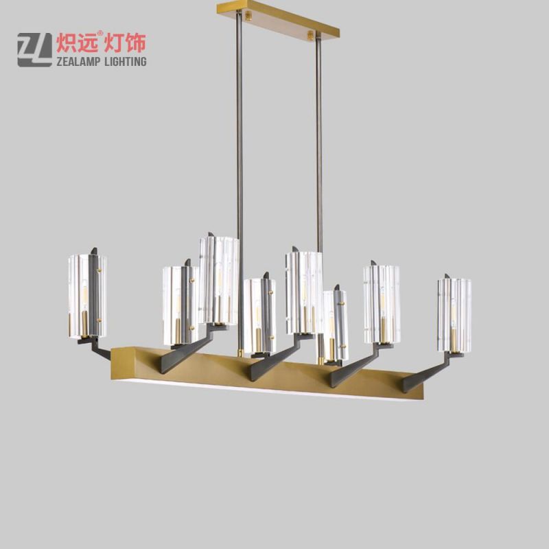 Modern Brush Champagne Gold Stainless Steel Pendant Lighting