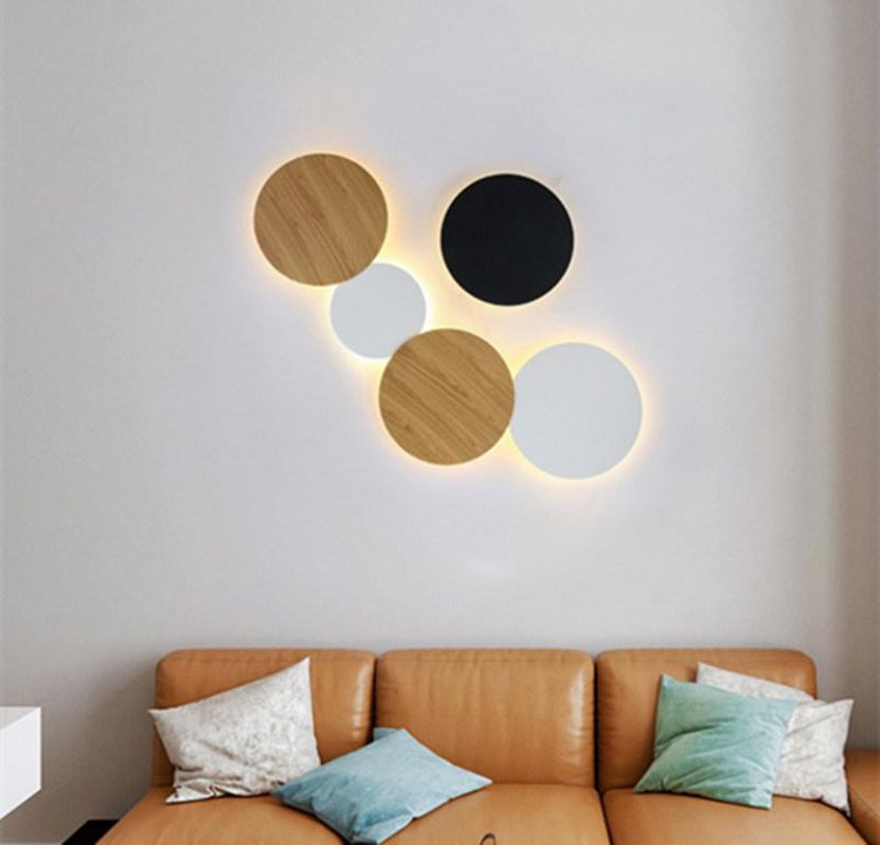 Indoor LED Wall Lamp Living Room Decoration Round Wall Light (WH-OR-80)