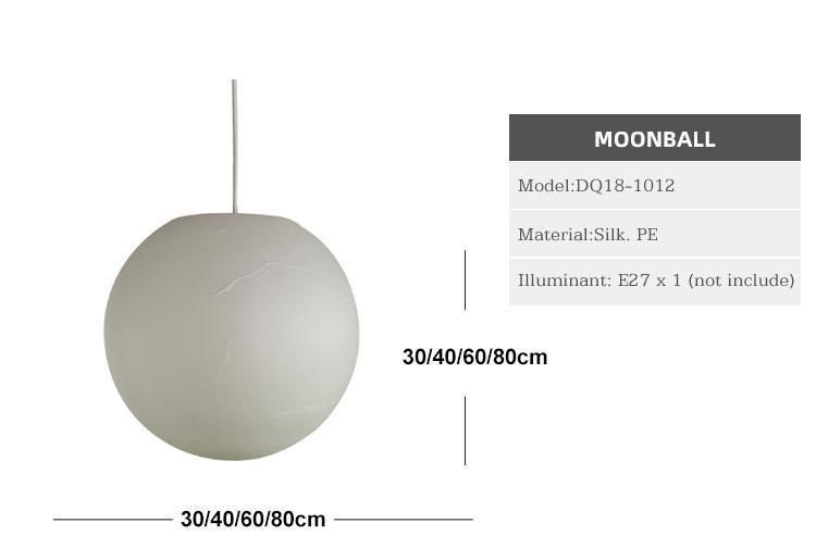 Indoor Decoration Floating Moon Lamp 3D Planet Night Light Children Gift Moon Pendant Lamp