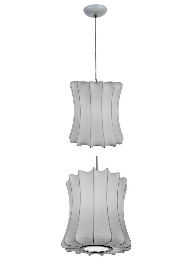 Hot Sale Personality Silk Hanging Light Classic Retro Pendant Lamp Aluminium Profile Vertical Round Kitchen Pendant Lights Gold
