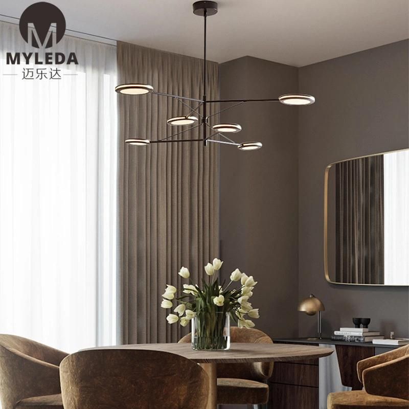 Modern Restaurant Decorative Metal LED Pendant Lamp