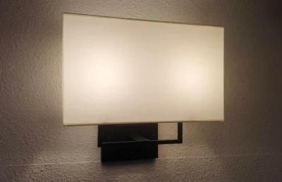 Modern Beige Fabric Shade Wall Light for Project