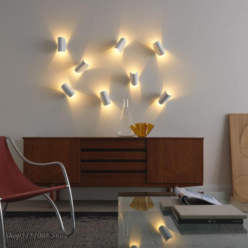 Modern LED Wall Lamp Nordic Creative Personality Rotating Wall Light (WH-OR-30)