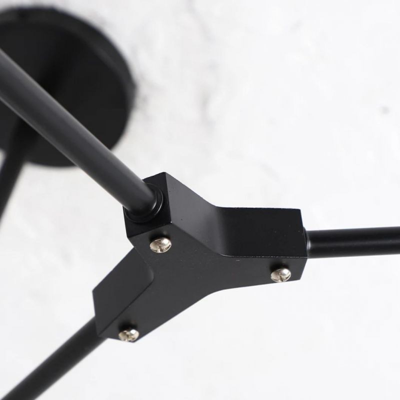 Hot Sales Pendant Light for Kitchen, E27 Metal Black Chandelier, LED Ceiling Fixture Hanging Lamp for Dining Rooms,