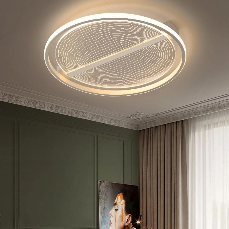 Round LED Bedroom Light Room Ceiling Light Creative Modern Simple Living Room Lamp