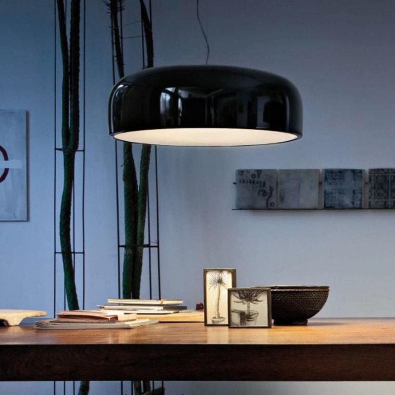 Vintage Pendant Light Hotel Bar Restaurant Light Pan White Black Pendant Light Suspension Pendant (WH-AP-233)