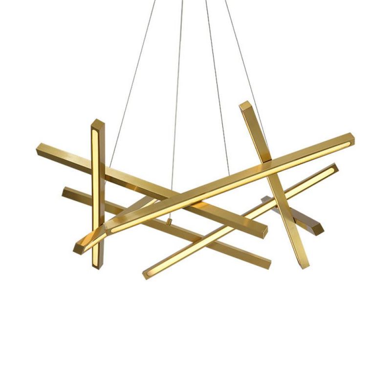Luxury Indoor Light Strip Decorative Modern Chandelier Pendant Lamp