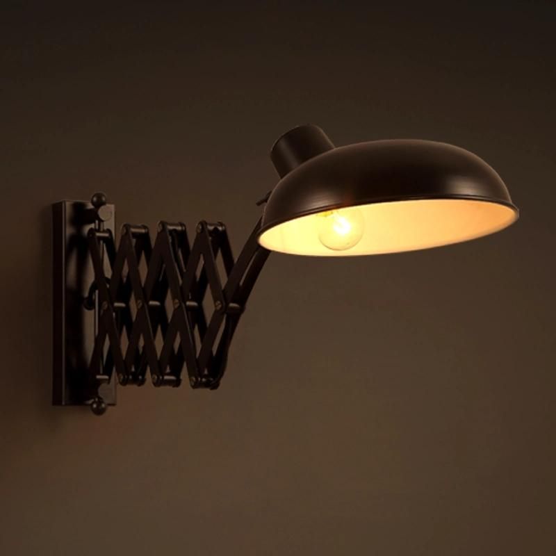 American Retractable Wall Lamp Retro Industrial Kitchen Living Room Swing Arm Wall Lights (WH-VR-60)