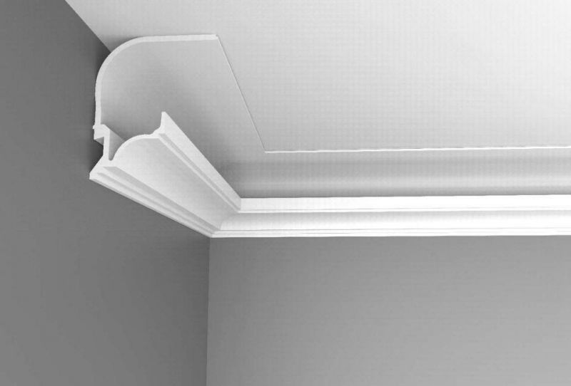 Fire-Resistance Grg Gypsum Cornice Moulding with LED Lights