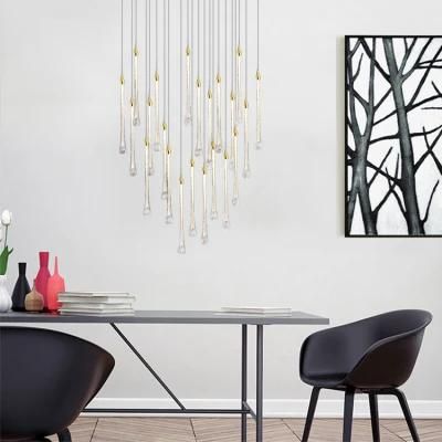 Modern Crystal Gold Luxury Ceiling Hanging Lamp