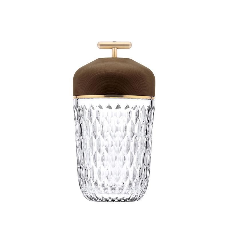Portable Crystal Pinecone Lamp Photo Lighting Creative Bedroom Nightlight Atmosphere Valentine′s Gift