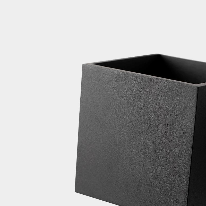 Black Cube Design Concise Style Wall Lamp Bedside Lamp Nightsand Lamp