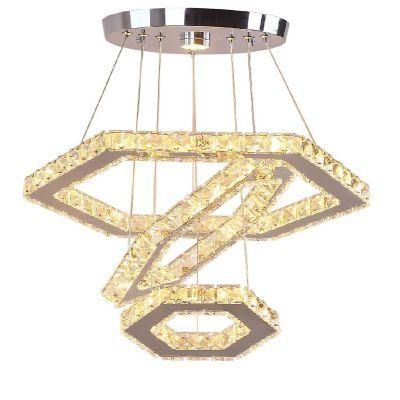 Modern LED Crystal Chandelier Lamp for Island Lighting Fixtures for Dining Living Room