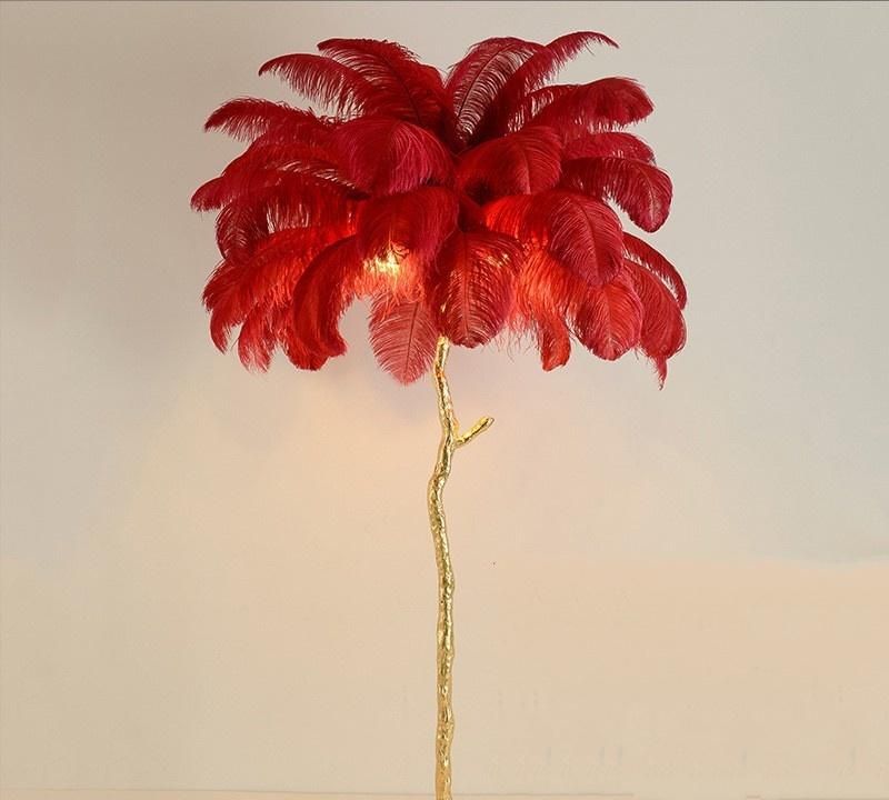 Ostrich Resin Table Light Interior Lighting Floor Lamp
