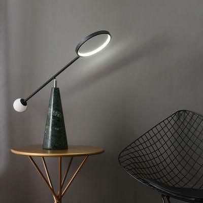 Modern Minimalist Style Table Lamp Living Room Bedroom LED Reading Lamp Hardware Floor Lamp