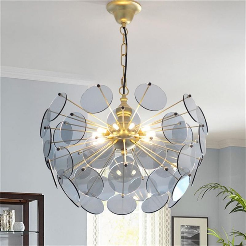 Post Modern Light Luxury Chandelier Nordic Molecular Living Room Chandelier Modern Simple Glass Creative Bedroom Restaurant Lighting