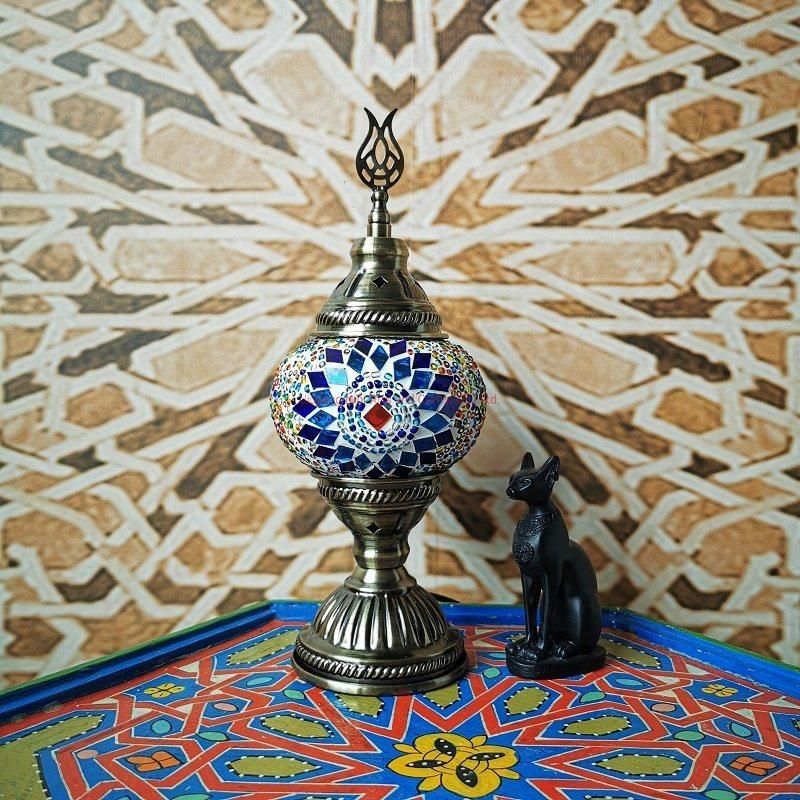 2022 Retro Style Table Light in Turkish Lamp for Bedroom Decoration