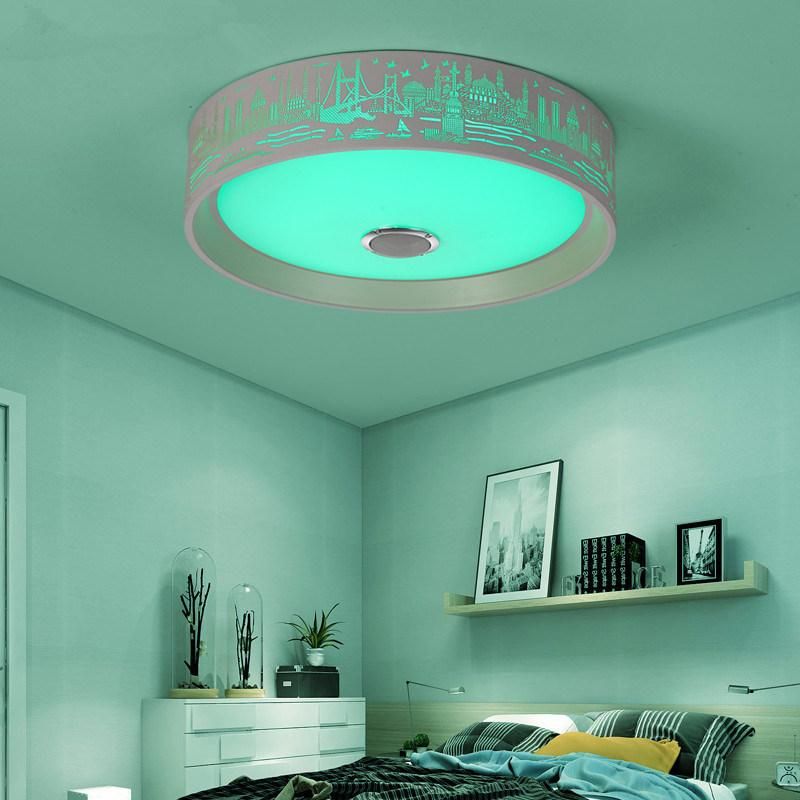 Bedroom Ceiling Lamp Music Bluetooth and Remote Control LED Smart Ceiling Light Fixtures (WH-MA-45)