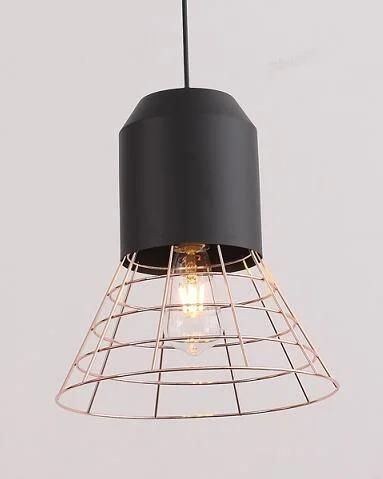 Gold Iron Metal Net Shade Hanging Pendant Light (P-170502-L)