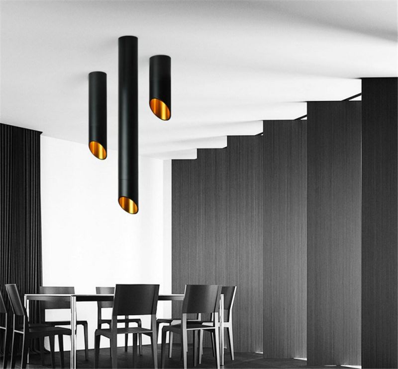 Surface Mounted Tube LED Spotlight Interior LED Lighting Modern Home Pipe Ceiling Spotlight