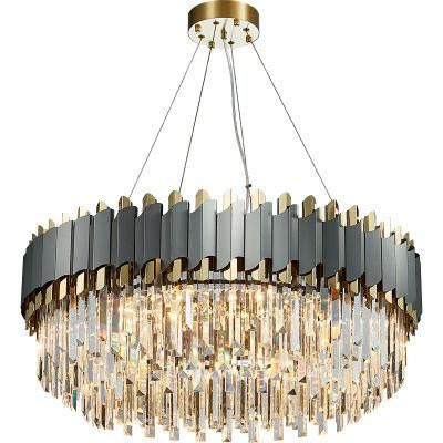 2021 New Nordic Living Room Crystal Chandelier Post-Modern Dining Room Lamp