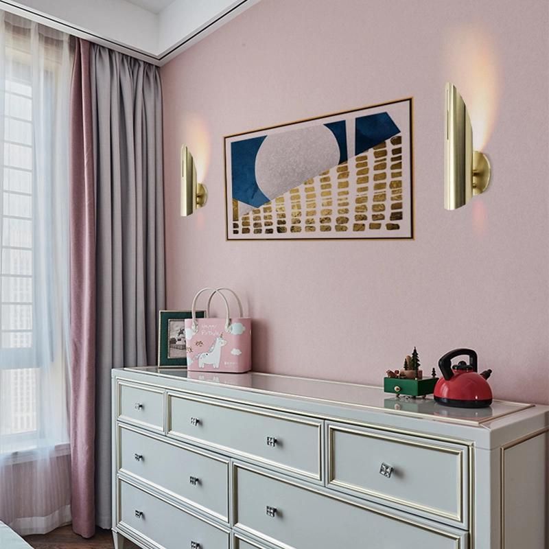 Light Luxury Wall Lamp Living Room Bedroom All Copper Bedside Lamp
