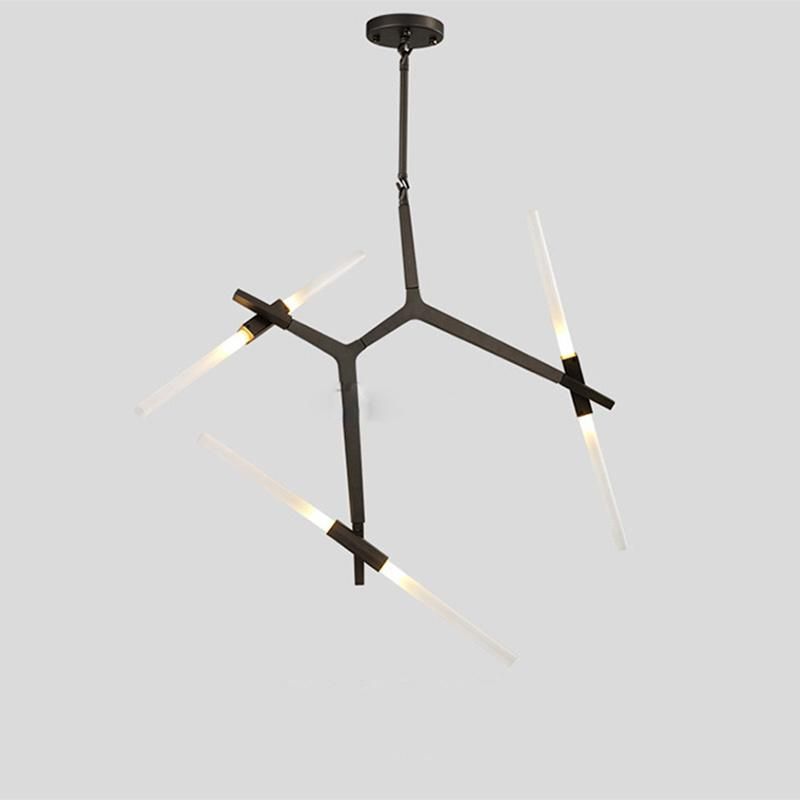 Industrial Style Retro Creative Living Room Firefly Bough Tree Chandelier