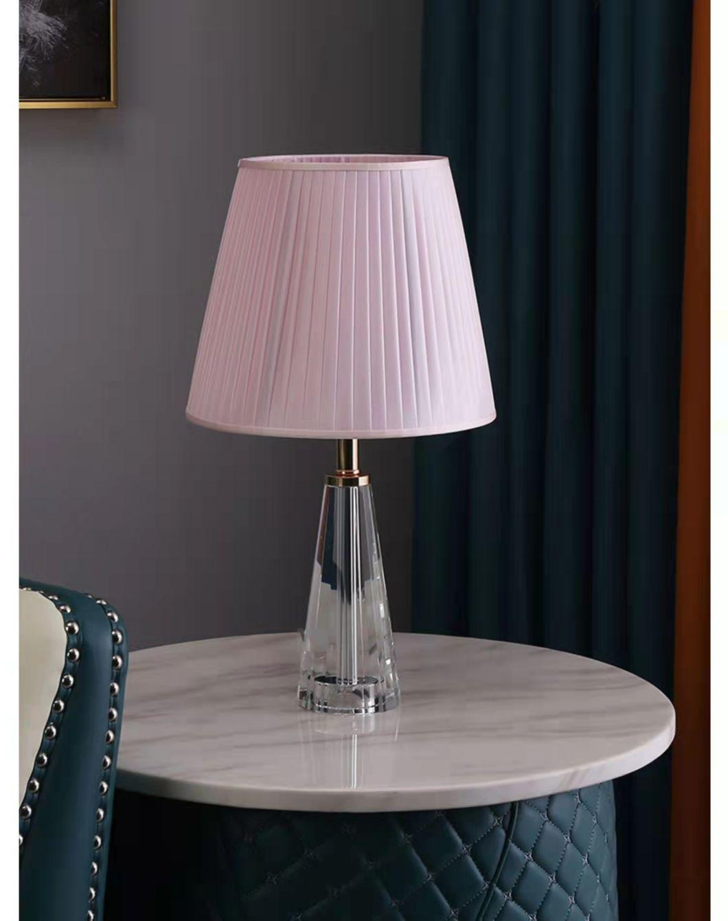 Simple Modern Light Luxury Romantic Master Bedroom Crystal Table Lamp Bedroom Bedside Mood Creative Fashion Ins Bedside Lamp