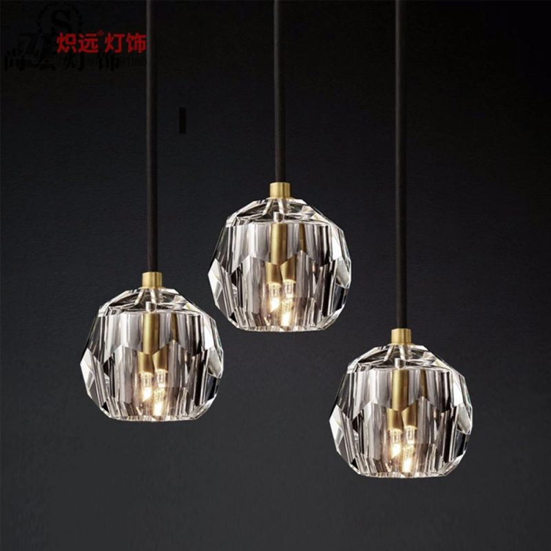 Dining Room Mini Decoration Lighting Crystal Pendant Lamp for House