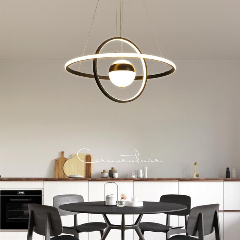 Modern Dining Room Chandelier LED Bedroom Light Room Creative Pendant Lamp