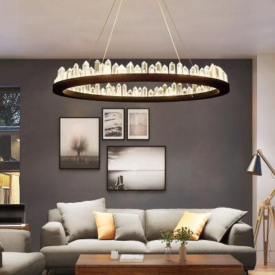 Modern Crystal Suspension Lights for Indoor Home Bedroom Kitch Dining Room Luminaire (WH-AP-87)