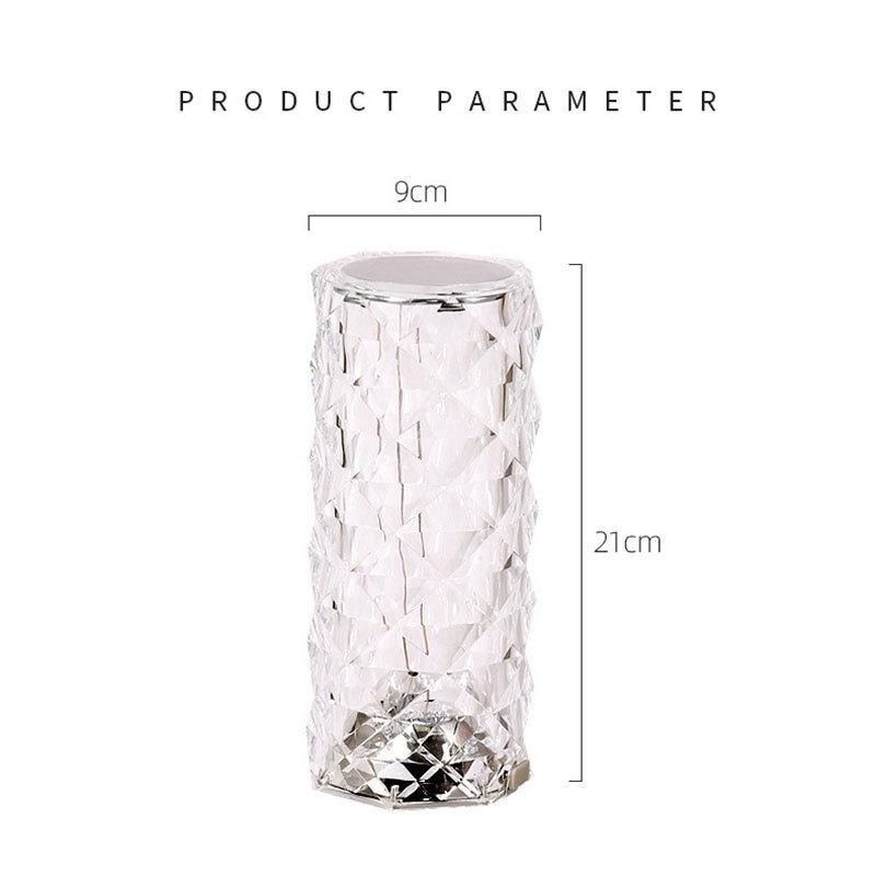 Lights Party Fairy Holiday Christmas Crystal Lamp Distinguished Luxury Home Decoration for Bedroom Table Lamp Night Light