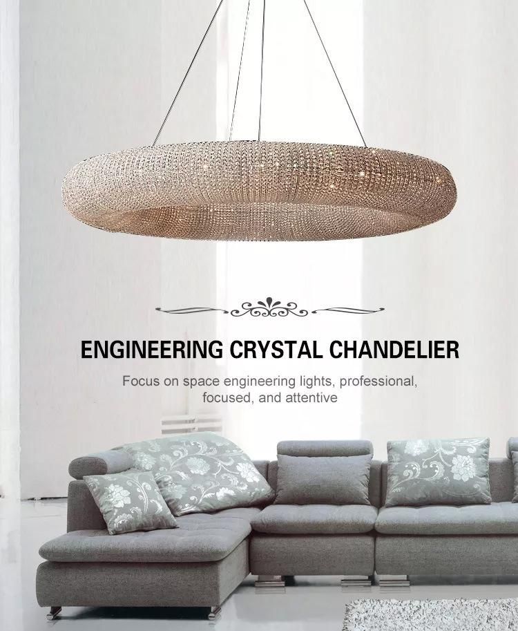 Contemporary Bestselling Hotel Decoration Luxury Modern Crystal Pendant Light