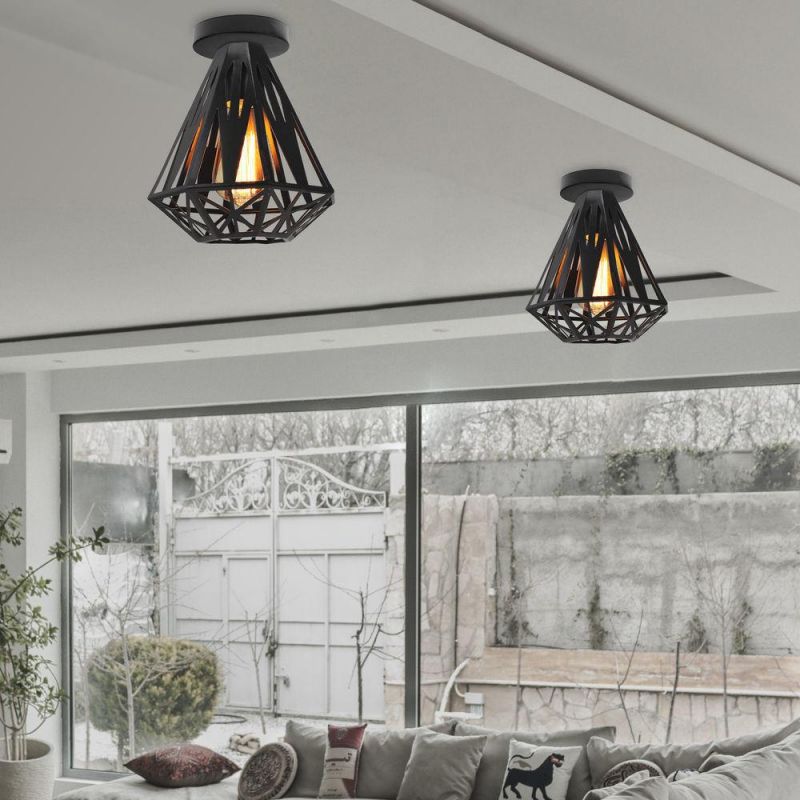 Mini Ceiling Lights Vintage Industrial Ceiling Lamp Hallway Corridor Retro Loft Industrial Ceiling Light (WH-LA-36)