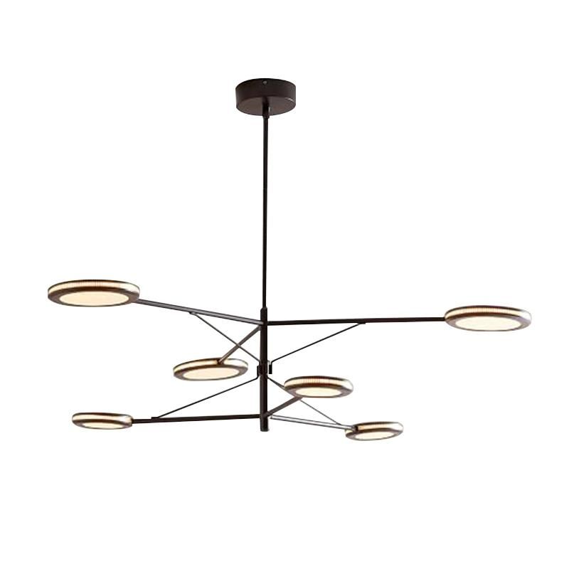 Metal Black Ceiling Lamp Pendant Lamp Living Room Lamp Chandelier Restaurant Lamp