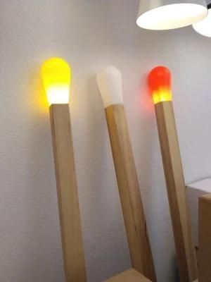 Modern Lighting Bedroom Wood Floor Lamp in Guzhen